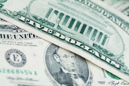 US dollars background , artistic processed and toned photo with shallow DOF and space for your text