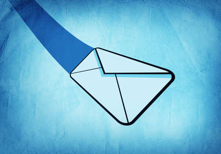 Incoming mail - grunge textured business background with space for your textの写真素材