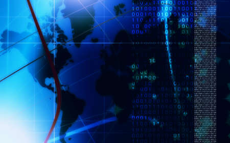 Computer designed business background with space for your text