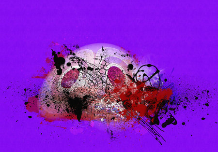 High detailed grunge abstract textured watercolor  collage.  Nice background or texture for your projects. All brushes, elements and painting used are created by me and from my workの写真素材