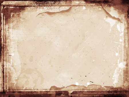 Highly detailed grunge frame  with space for your text or image. Great grunge layer for your projects.の写真素材