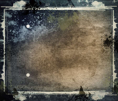 Highly detailed grunge frame  with space for your text or image. Great grunge layer for your projects.の写真素材