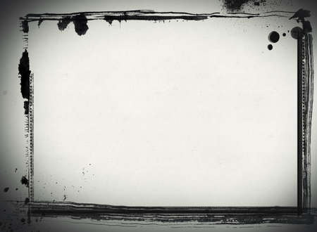 Highly detailed grunge frame  with space for your text or image. Great grunge layer for your projects.の写真素材