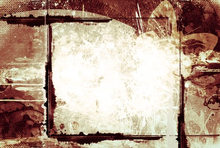 Highly detailed grunge frame  with space for your text or image. Great grunge layer for your...