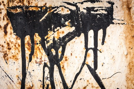 Grunge retro rusty metal close up photo , great texture,background or design element  for your projectsの写真素材