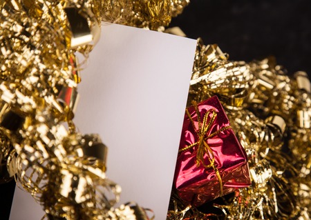 Beautiful Christmas and holidays background , artistic toned photoの写真素材