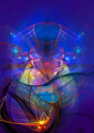 Modern abstract background design with space for your text. Suitable for spiritual,science,music, art and technology projects.の写真素材