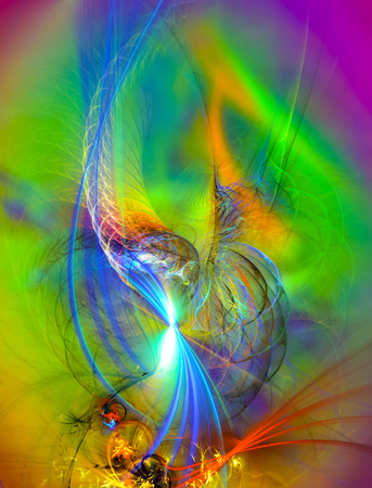 Modern abstract background design with space for your text. Suitable for spiritual,science,music, art and technology projects.の写真素材