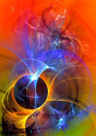 Modern abstract background design with space for your text. Suitable for spiritual,science,music, art and technology projects.の写真素材