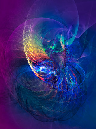 Modern abstract background design with space for your text. Suitable for spiritual,science,music, art and technology projects.の写真素材