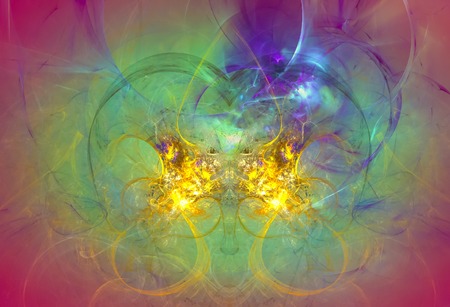 Modern abstract fantasy background design with space for your text.の写真素材