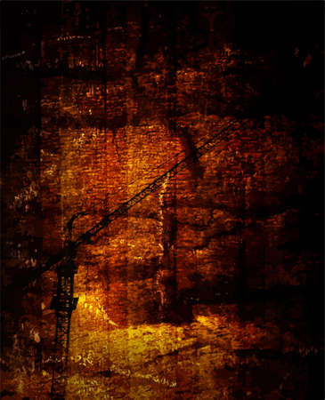 Grunge background or abstract texture Decorative vintage style backdrop collage or modern distressed grungy retro creative graphic design art elementのイラスト素材