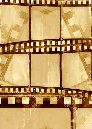 Grunge Vector Frame Or Distressed Texture . Large High Detailed Decorative Vintage Weathered Border. Great Grunge Background Or Retro Design Decor Element For Your Projects.のイラスト素材