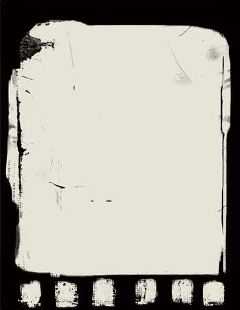 Grunge Vector Frame Or Distressed Texture . Large High Detailed Decorative Vintage Weathered Border. Great Grunge Background Or Retro Design Decor Element For Your Projects.のイラスト素材