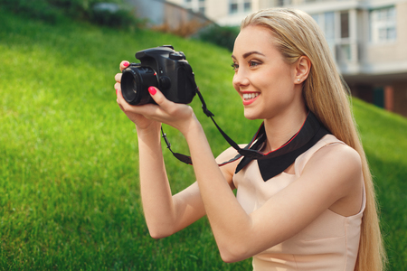 Young woman traveler paris vacation abroad concept