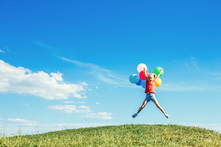 Little girl play outdoor in the park