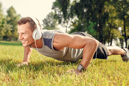 Young man runner jogging exercise healthy lifestyle