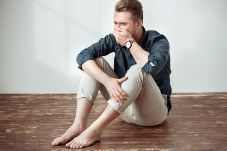 Young business person casual look studio conceptの写真素材