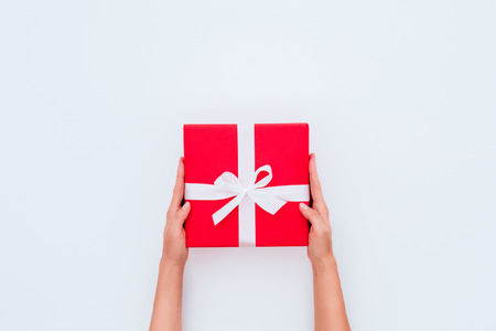 Christmas new year concept holiday top viewの写真素材