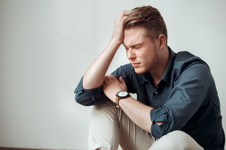 Young business person casual look studio conceptの写真素材