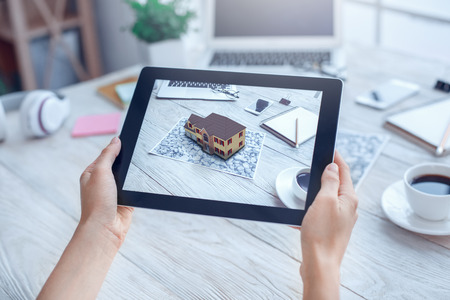 Bussiness person work in the office career using deviceの写真素材