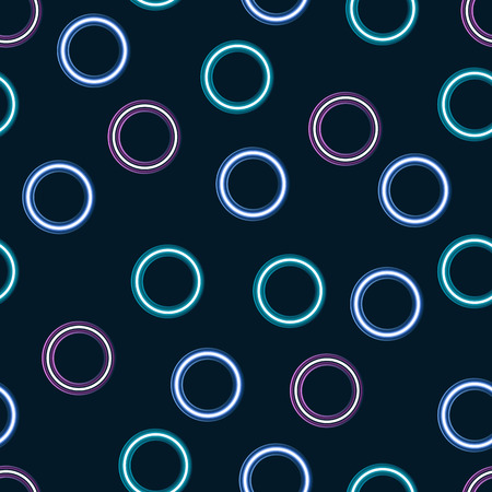 Seamless pattern with halogen or LED light lamps.のイラスト素材