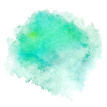 A Vector colorful detailed backdrop with watercolor texture. Abstract stain isolated on white background. Design template for poster, card, banner, flyers, invitation, brochure, sale.のイラスト素材