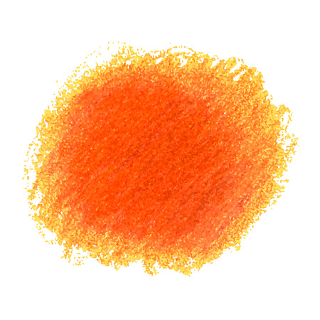 Vector colorful detailed backdrop with crayon scribble texture texture. Abstract stain isolated on white background. Design template for poster, card, banner, flyers, invitation, brochure, sale.のイラスト素材
