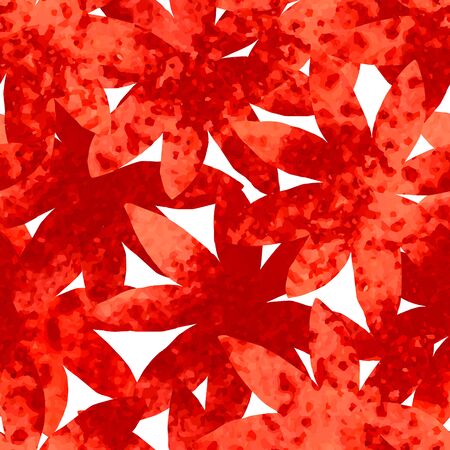 Vector seamless background with colorful watercolor illustration of flowers. Can be used for wallpaper, pattern fills, web page, surface textures, textile print, wrapping paperのイラスト素材