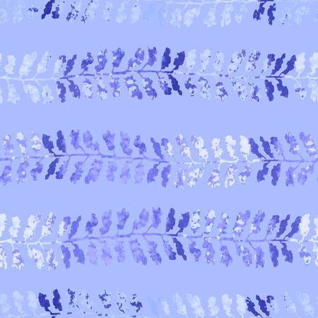 Vector seamless background with colorful watercolor illustration of stripe of herbs or plants. Can be used for wallpaper, pattern fills, web page, surface textures, textile print, wrapping paperのイラスト素材