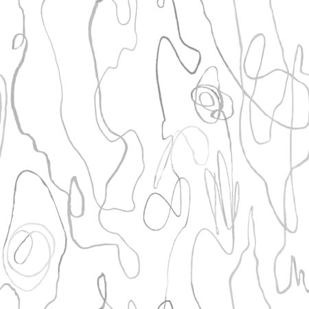 Vector modern seamless background with slate pencil hand drawn abstract lines, doodles. Use it for wallpaper, textile print, pattern fills, web, surface texture, wrapping paper, design of presentationのイラスト素材
