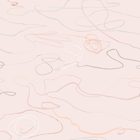 Vector modern seamless background with colorful hand drawn abstract lines, doodles. Use it for wallpaper, textile print, pattern fills, web, surface texture, wrapping paper, design of presentationのイラスト素材