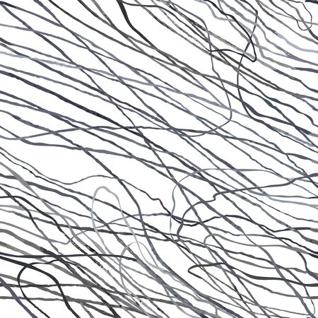 Vector modern seamless background with slate pencil hand drawn abstract lines, doodles. Use it for wallpaper, textile print, pattern fills, web, surface texture, wrapping paper, design of presentationのイラスト素材