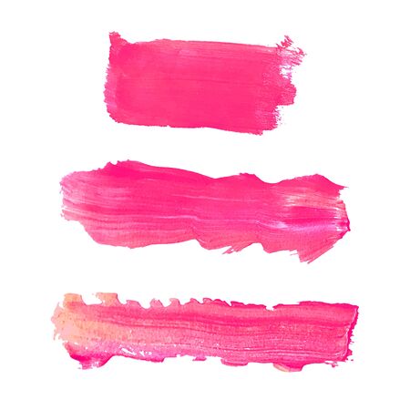 Vector colorful set with oil paint spot background, texture hand drawn illustration. Use it as element for design greeting card, poster, banner, Social Media post, invitation, graphic designのイラスト素材