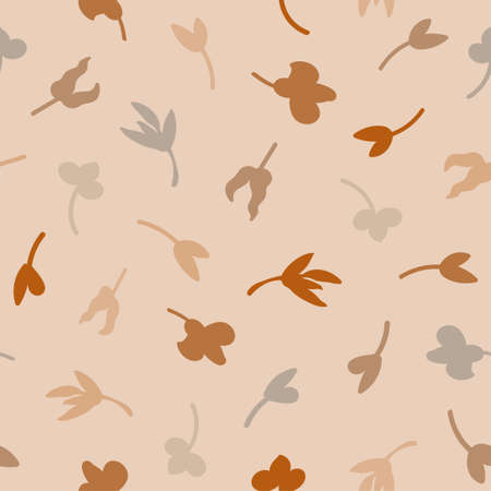 Vector seamless pattern with colorful illustration of flowers. Use it for wallpaper, textile print, pattern fills, web page, surface textures, wrapping paper, design of presentationのイラスト素材