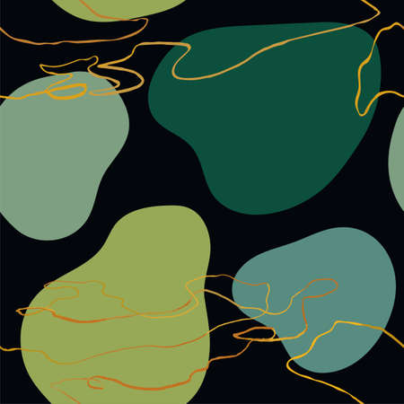 Vector modern seamless pattern with colorful hand draw abstract elements, doodles. Use it for wallpaper, textile print, pattern fills, web page, surface textures, wrapping paper, design presentationのイラスト素材