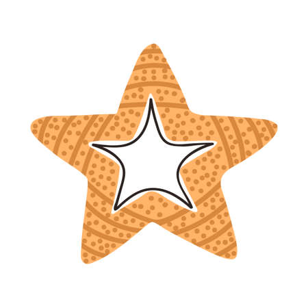 Vector colorful illustration of Christmas star isolated on white backgroundのイラスト素材