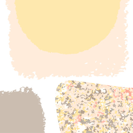 Vector collage modern poster with abstract shapes. Scandinavian Style. For posters, greeting card template, social media postのイラスト素材