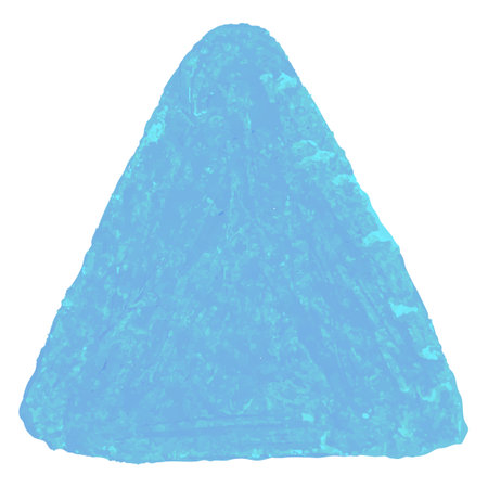 Vector colorful detailed backdrop triangle shape with crayon scribble texture. Abstract stain isolated on white background. Design template for poster, card, banner, flyers, invitation, brochure, saleのイラスト素材