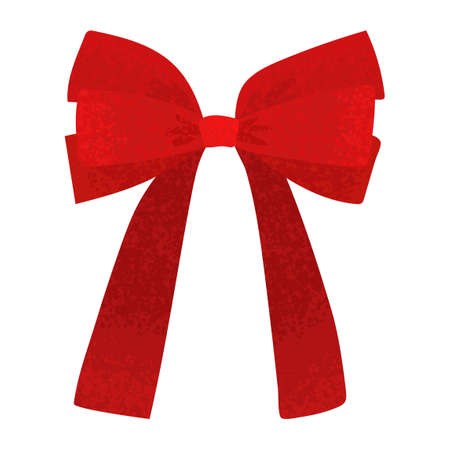 Gift Bow Illustration isolated on white backgroundのイラスト素材