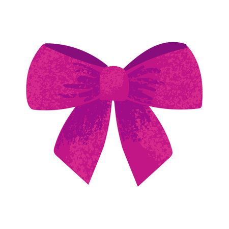 Gift Bow Illustration isolated on white backgroundのイラスト素材