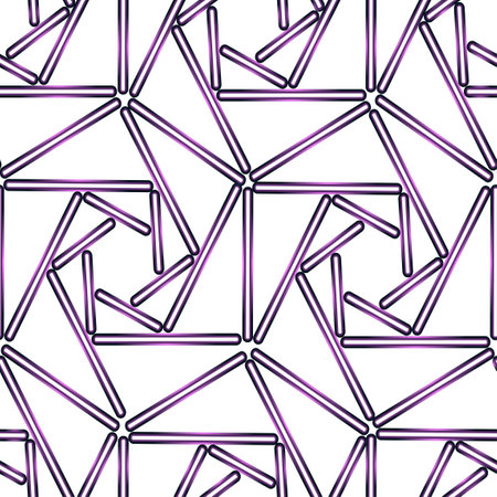 Vector modern seamless pattern with abstract halogen elements. Use it for wallpaper, textile print, pattern fills, web page, surface textures, wrapping paper, design of presentationのイラスト素材
