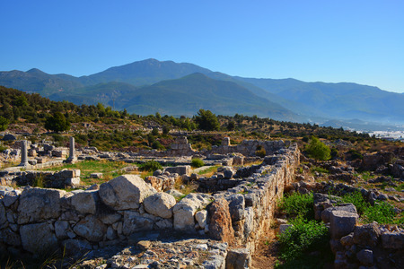 Xanthos ruins. Turkey.の写真素材