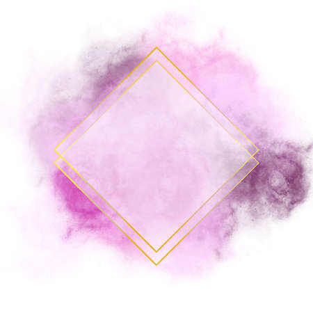 Elegant diamond shaped frameのイラスト素材