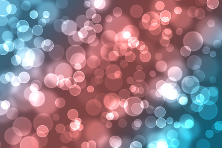 Colorful festive Christmas elegant abstract background with bokeh lights.の写真素材