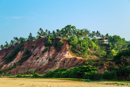 The coast of the Indian Ocean on a clear day.の写真素材