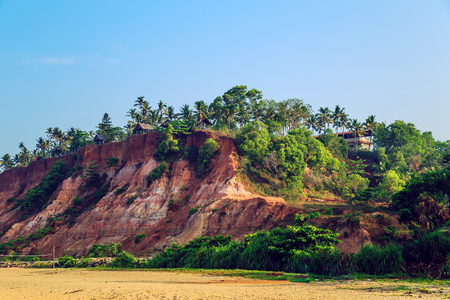 The coast of the Indian Ocean on a clear day.の写真素材