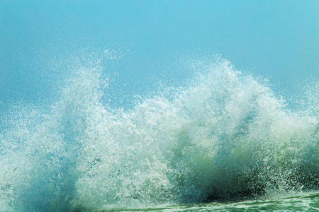 Waves of the Indian Ocean on a sunny day.の写真素材