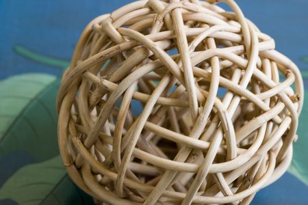 Rattan play ballの写真素材