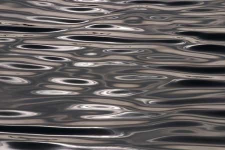 smooth water ripples reflecting late afternoon sun